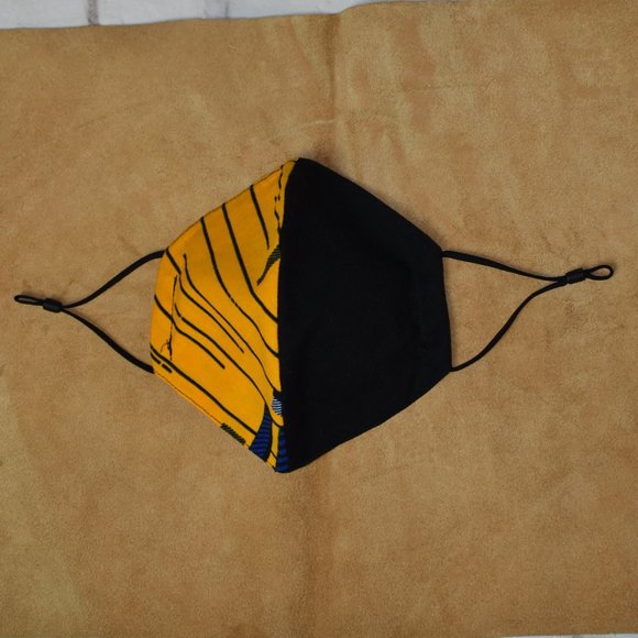 Hand Crafted Other - Face Mask  Men's  African print/Color block Style